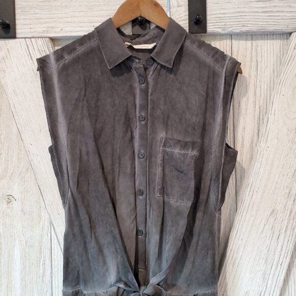 Soft Surroundings Washed Belted Camilla Jumpsuit - Picture 3 of 7